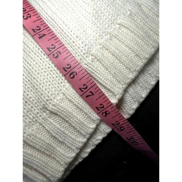 Brandon vintage fair isle knit sweater womens large cabincore grandmacore heavy - Picture 5 of 5